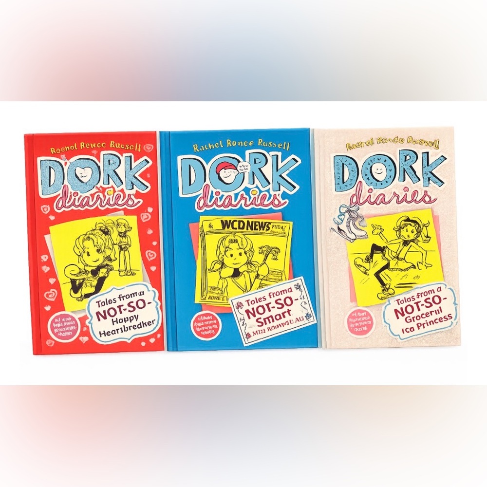 Dork Diaries Book Set – 3 Books by Rachel Renée Russell